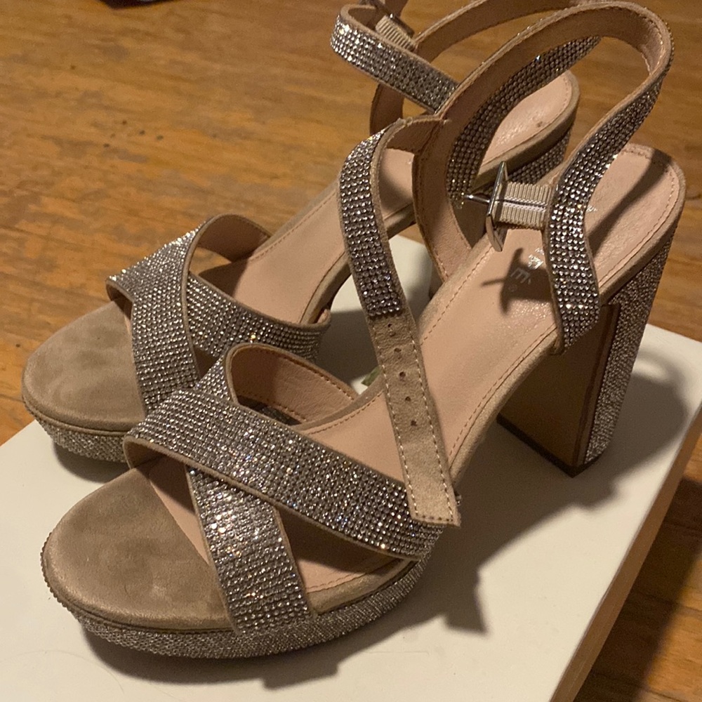 Maripe heels nude-silver
